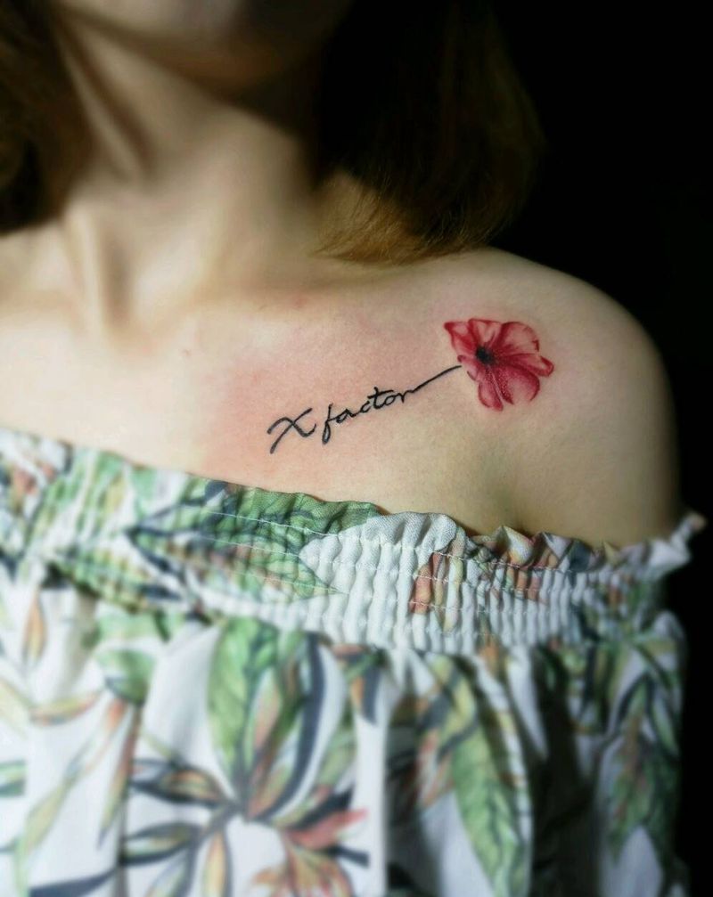 小花花纹身图片