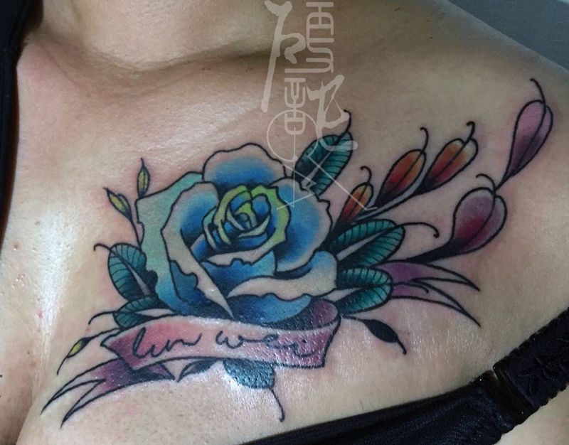 玫瑰纹身图片_手臂背部胸部手部臀部腰部纹身图案