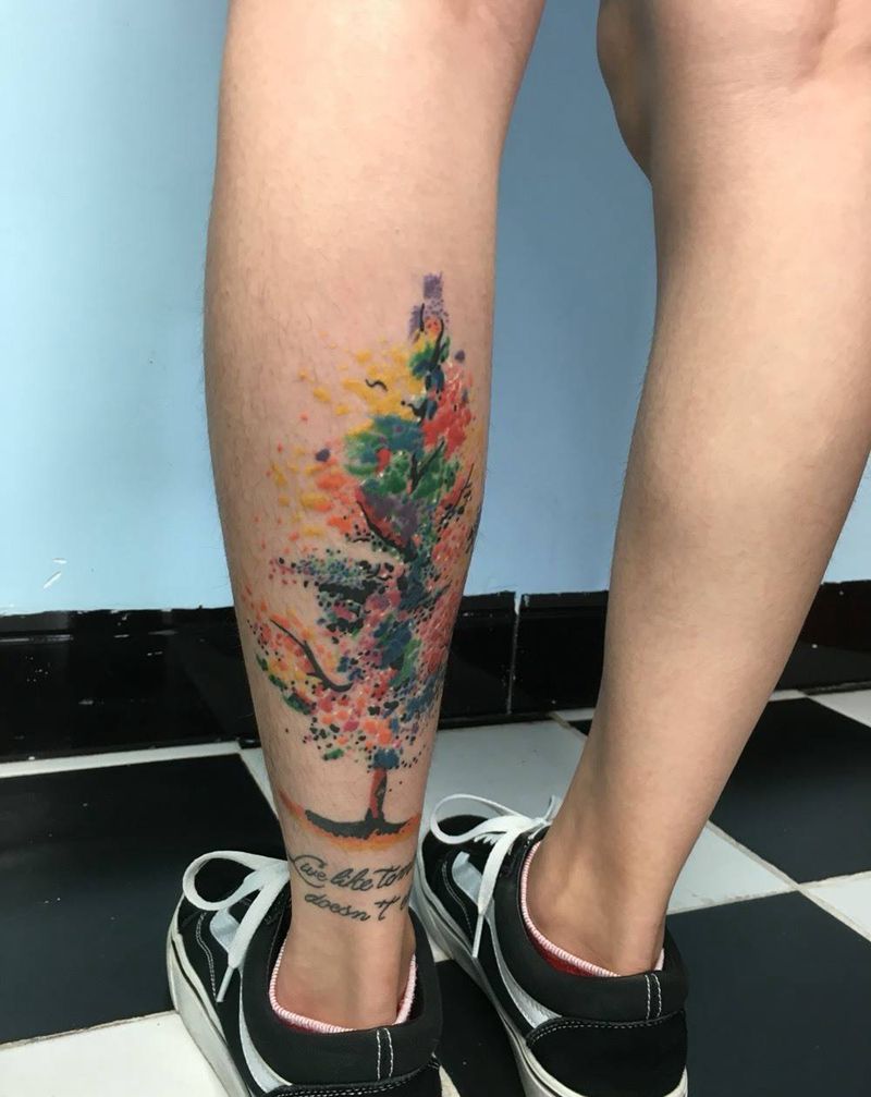 2015年纹的纹身作品，今天过来再纹身发一发恢复后的效果纹身图片