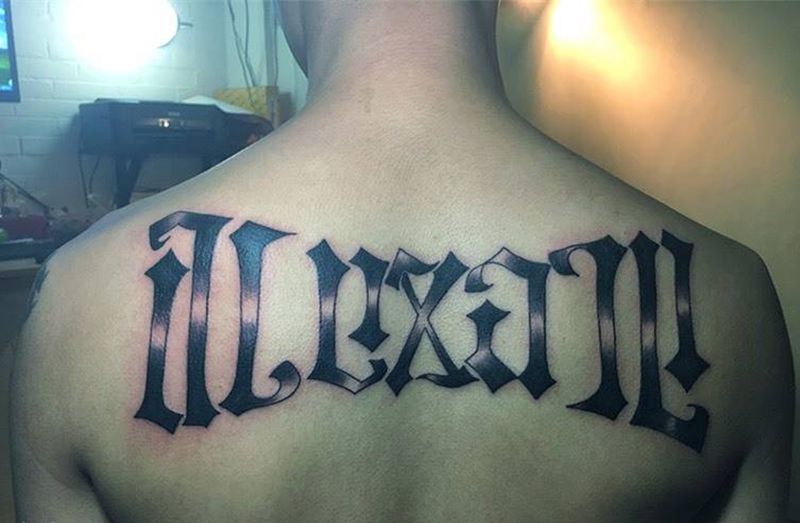 字体纹身纹身图片