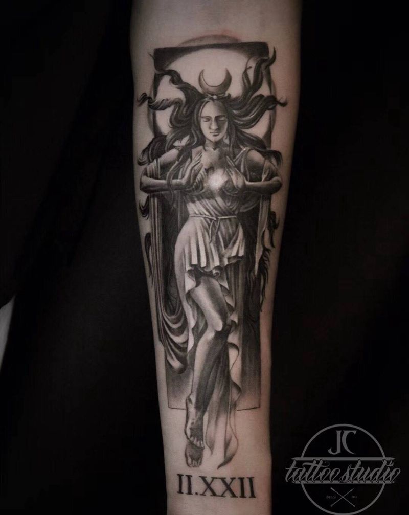 女神纹身图片