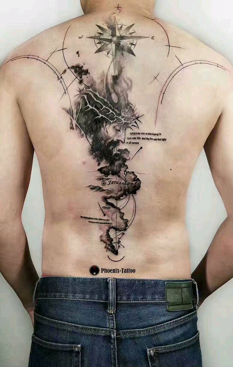 耶路撒冷正上方纹身图片