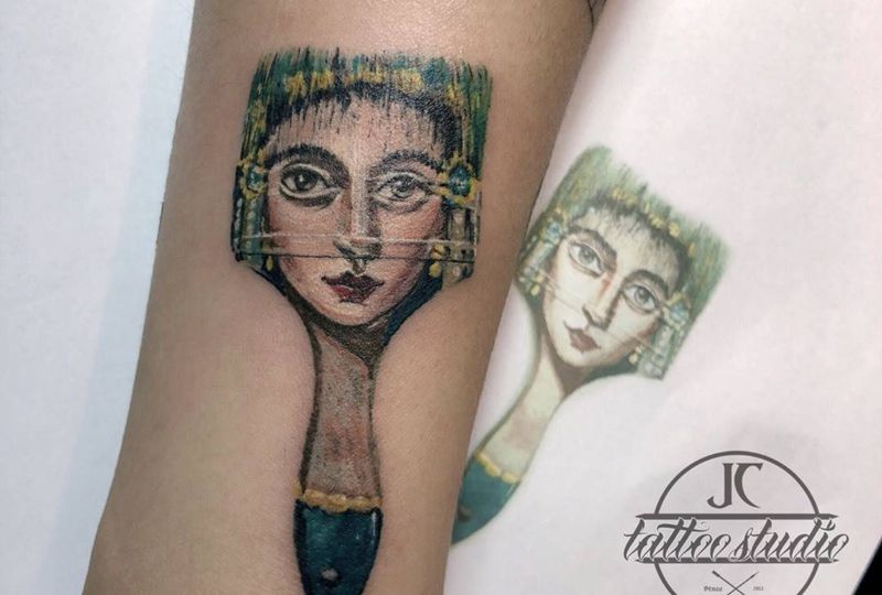 mini小刷子纹身图片_欧美清新原创成品手部臀部手臂纹身图案