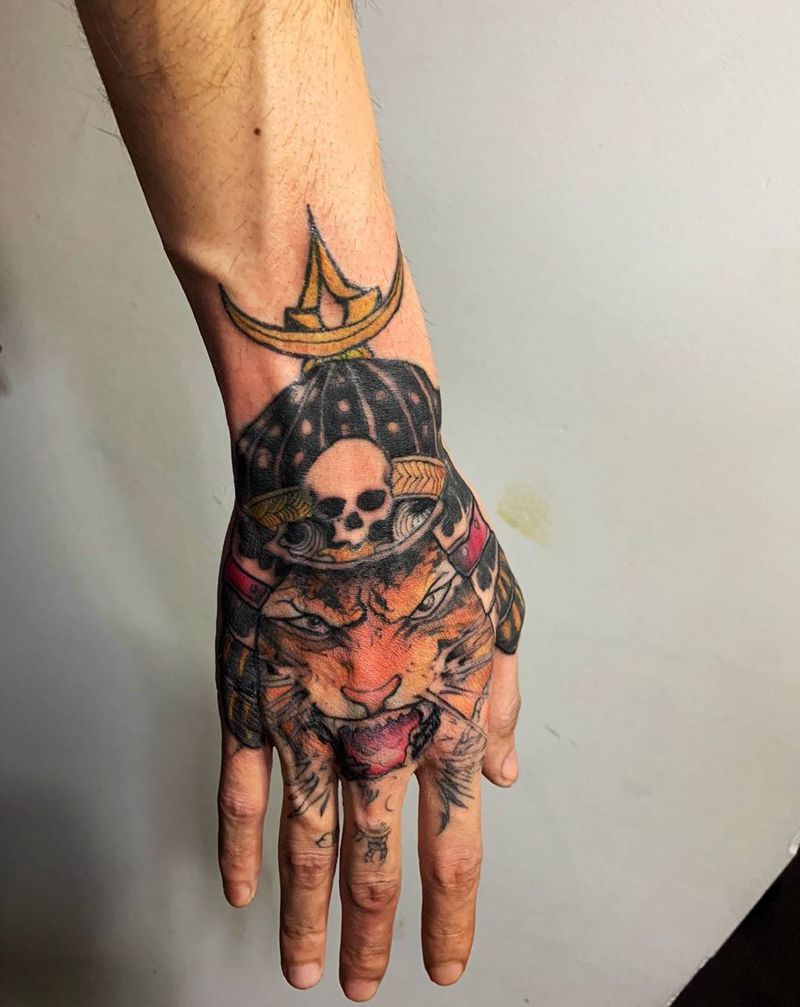 手背待续纹身图片