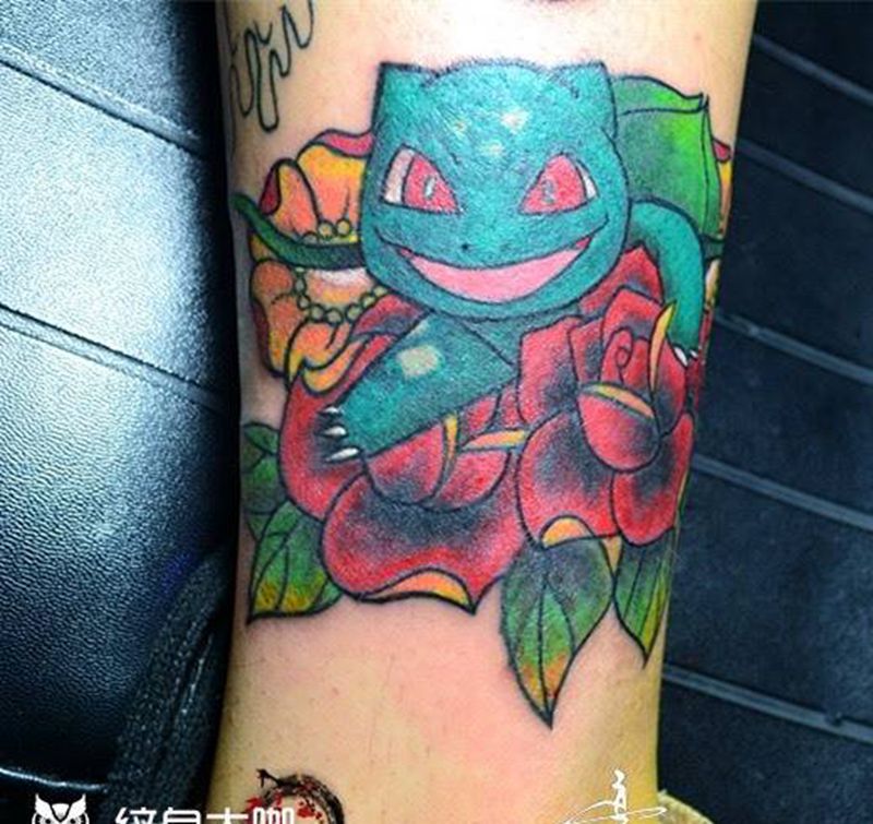 #奇异种子##精灵球##广州花都黥刺青工作室#纹身图片