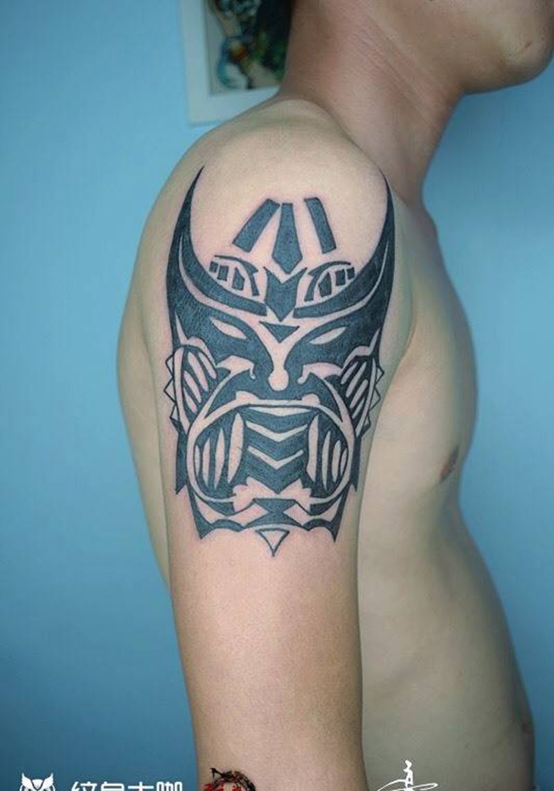 #图腾##纹身#by-刺青师吖豪(耗时:1小时20分)#黥刺青工作室#纹身图片