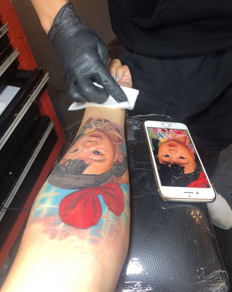 人物肖像纹身图片