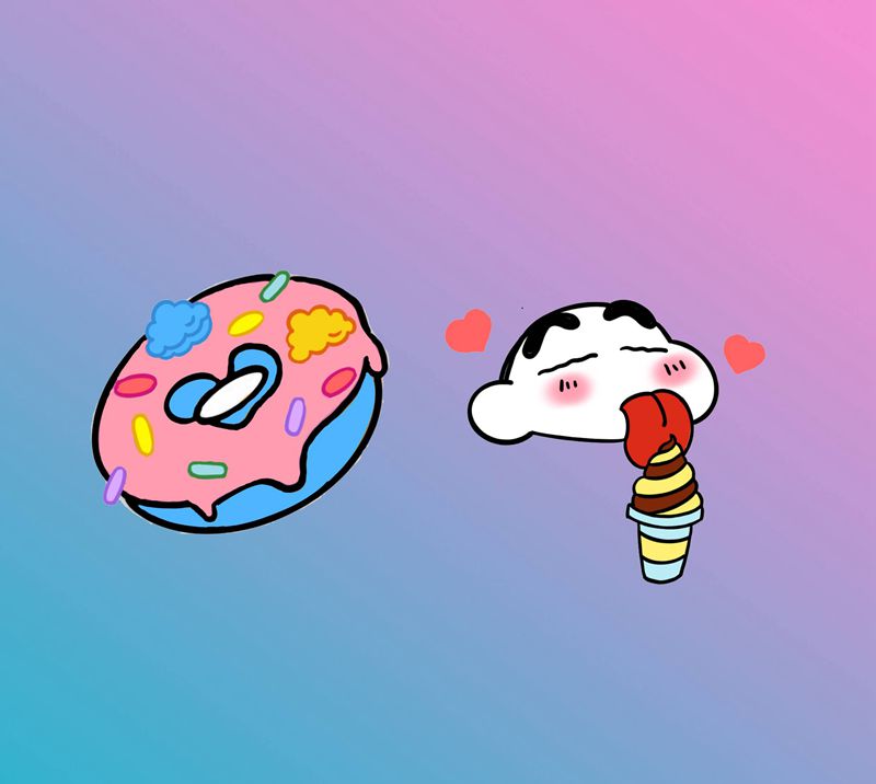 原创甜甜圈纹身图片_手臂Old SchoolNew School纹身图案