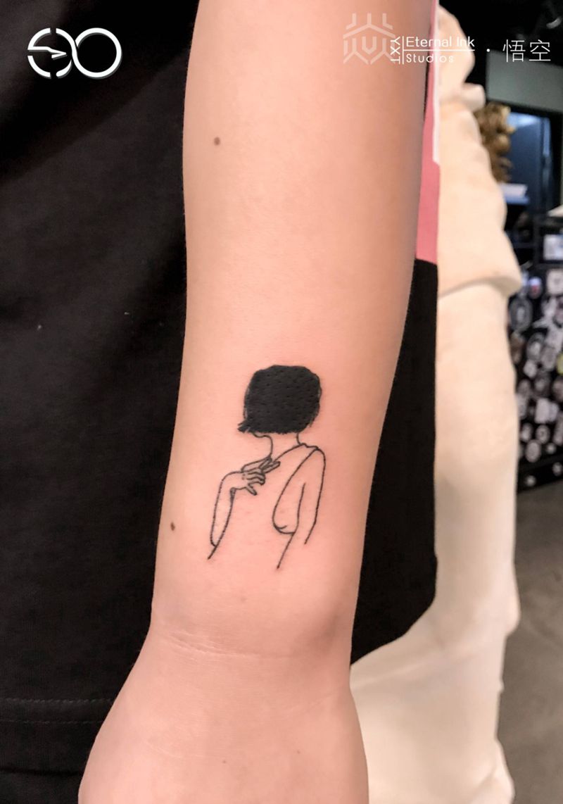 小清新纹身图片