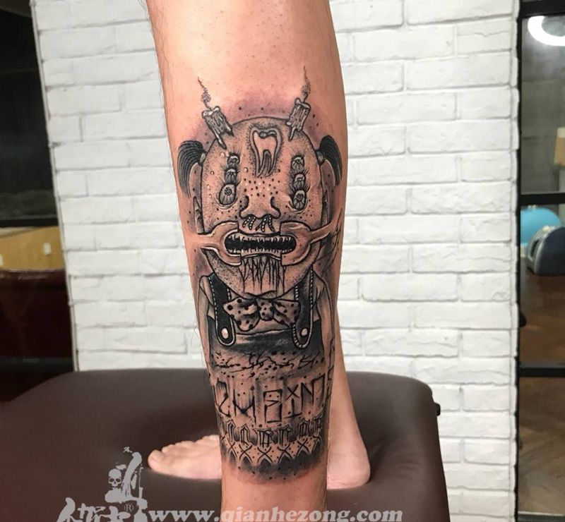 暗黑娃纹身图片