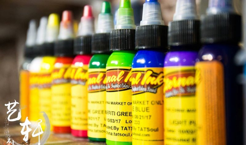 工作室色料纹身图片