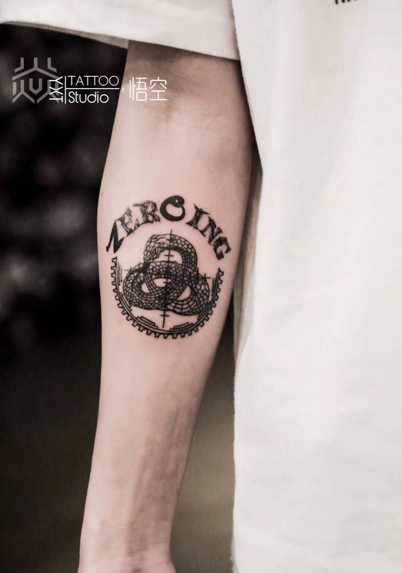 归零无穷原创纹身图片