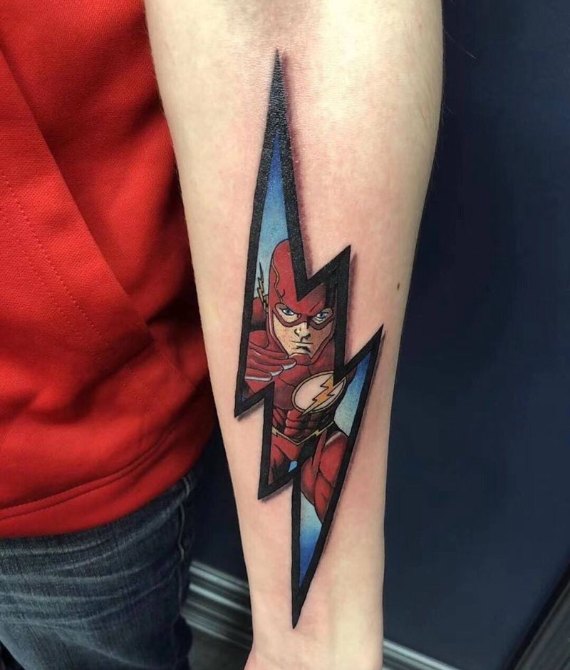 Super hero ⚡⚡⚡纹身图片_手臂手部New School几何纹身图案
