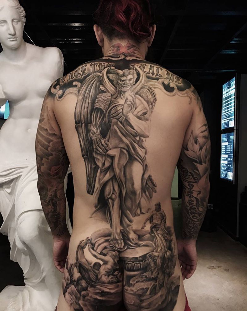 欧美传统题材纹身图片