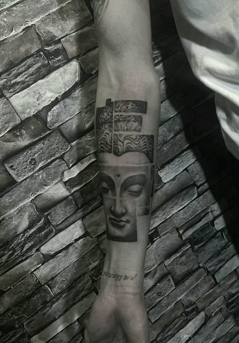 佛纹身图片