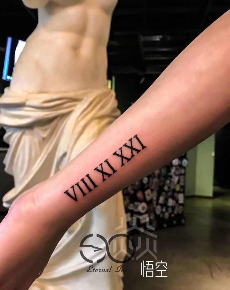 小字母纹身图片