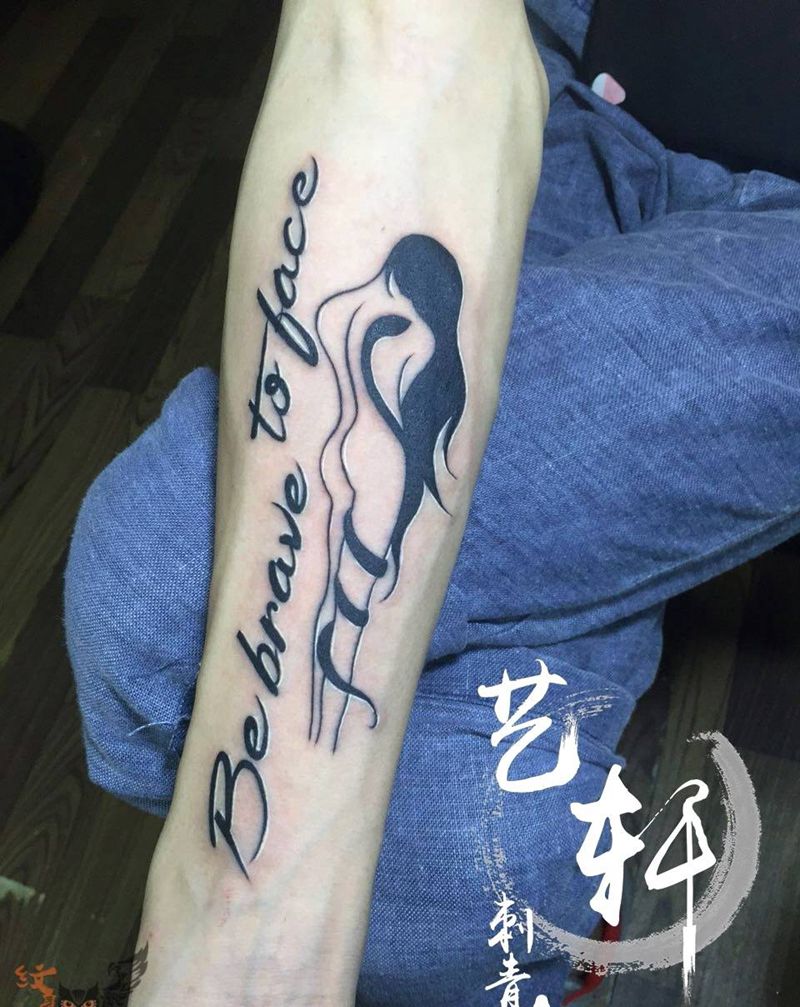 小清新作品纹身图片_清新手臂图腾纹身图案