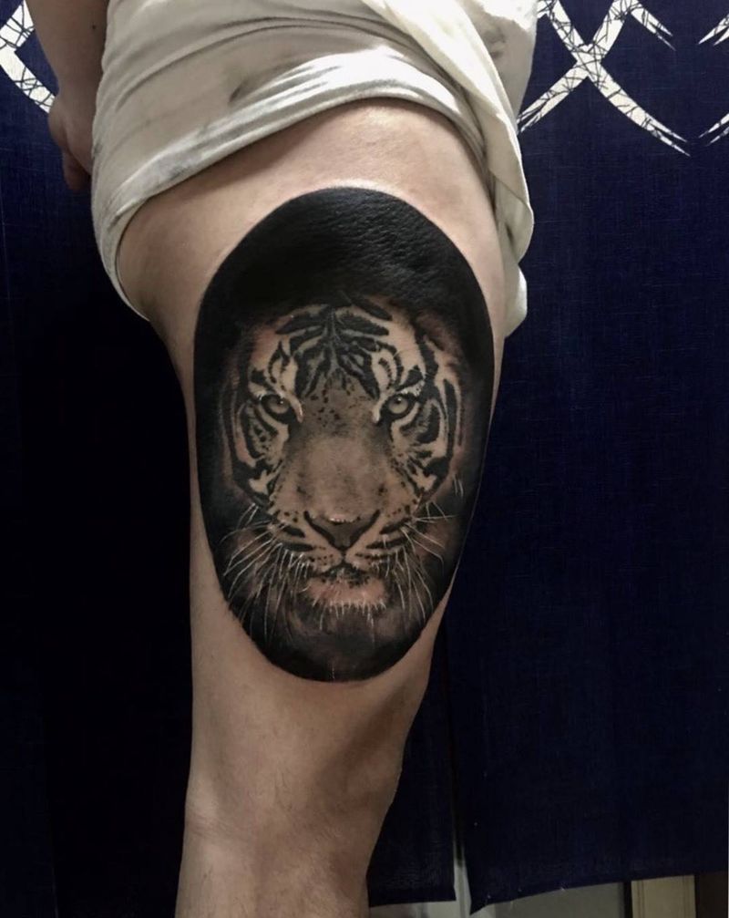 老虎纹身图片