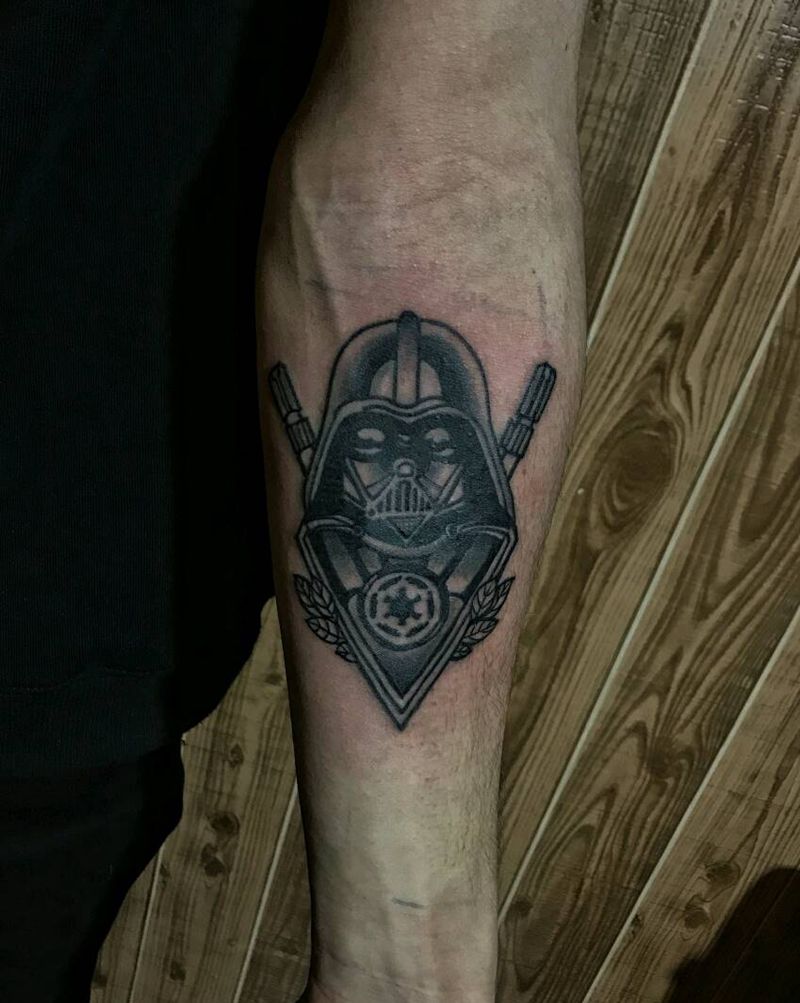 星战黑武士纹身图片