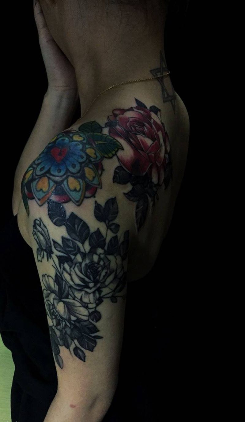 花花花纹身图片