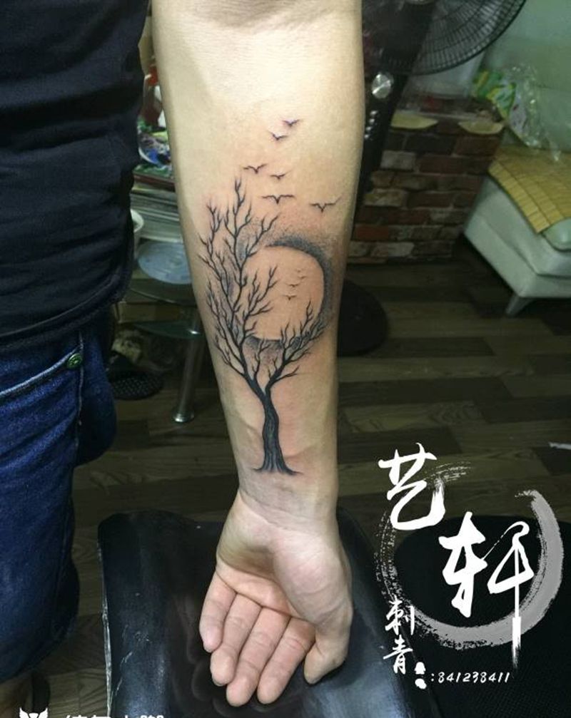 小清新纹，纹身图片