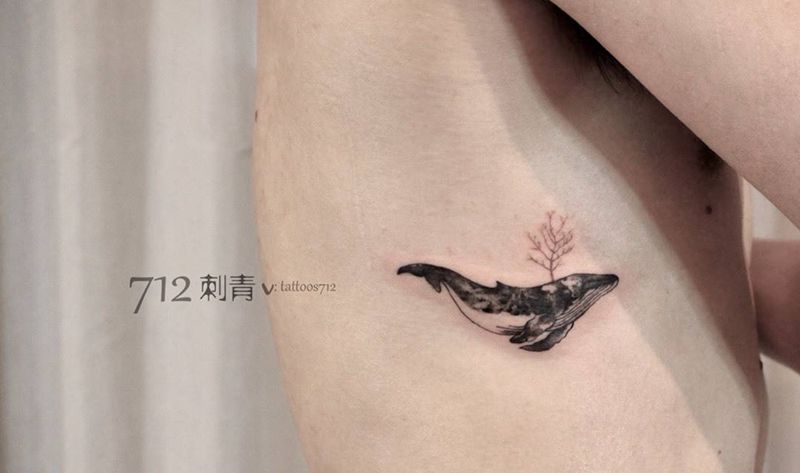 鲸纹身图片