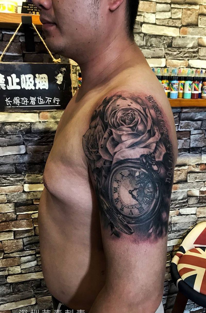 遮盖待续纹身图片