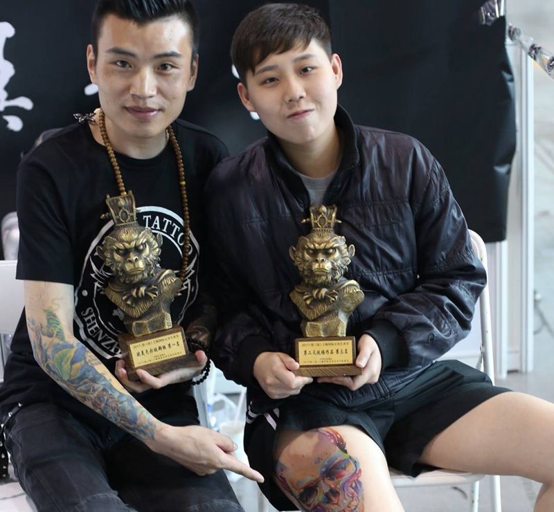 翼尊堂小春参赛作品纹身图片