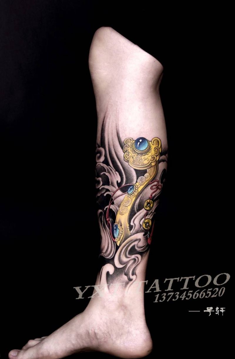 如意纹身图片