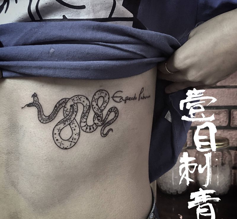 蛇蛇纹身图片