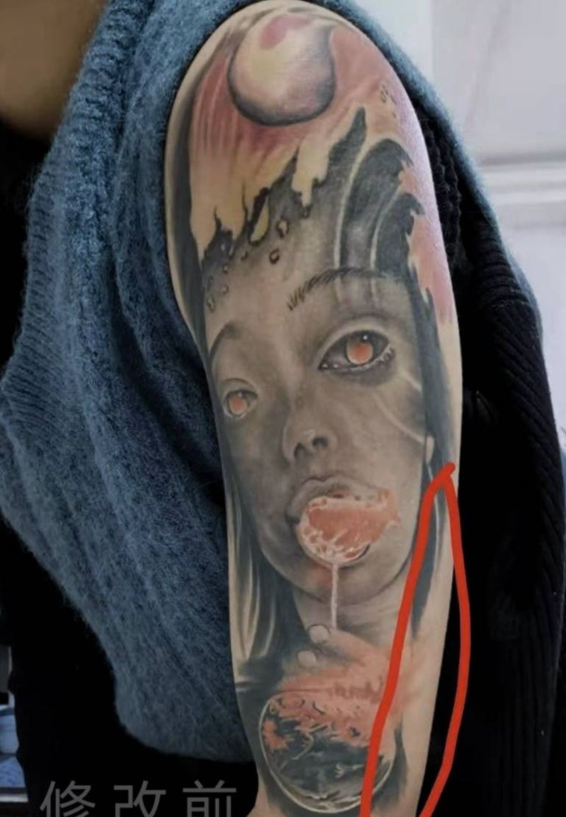 整形纹身图片_欧美写实纹身图案