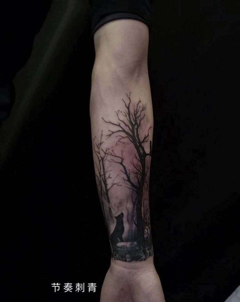 树纹身图片