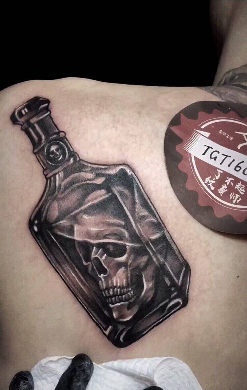 欧美小图纹身图片_背部手臂欧美写实纹身图案