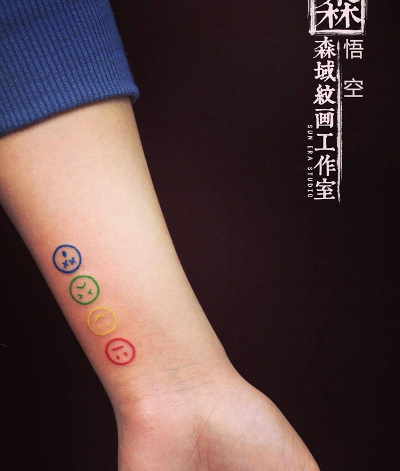 笑脸纹身图片