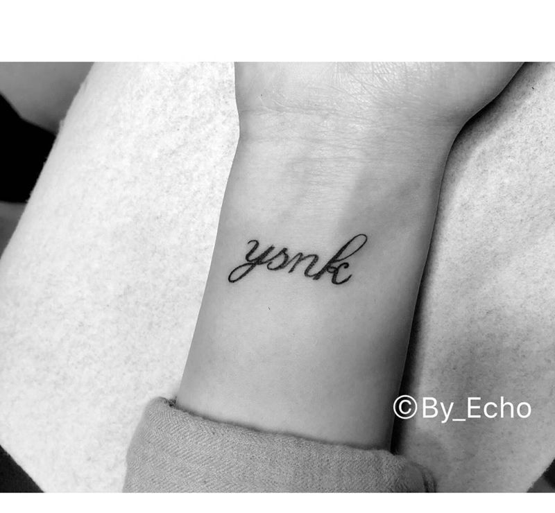 小英文纹身图片_清新欧美字符手部手臂成品宗教原创纹身图案