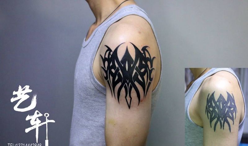 图腾修改纹身图片