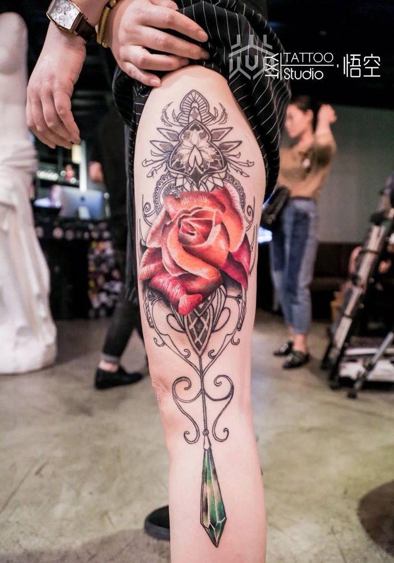 彩色纹身图片
