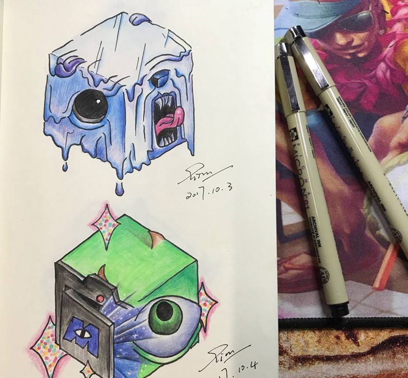 很有趣的小图纹身图片