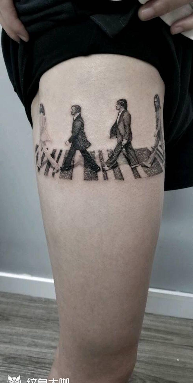 遮盖疤痕 披头士纹身图片