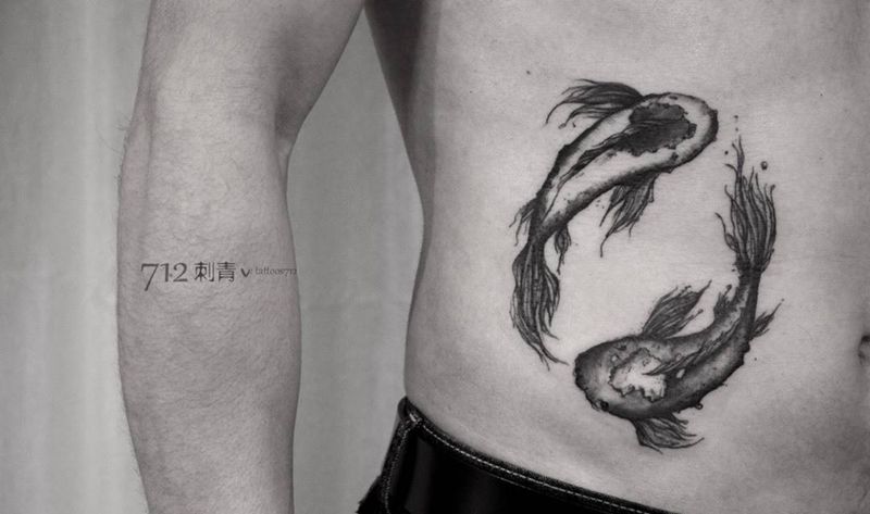 鱼纹身图片