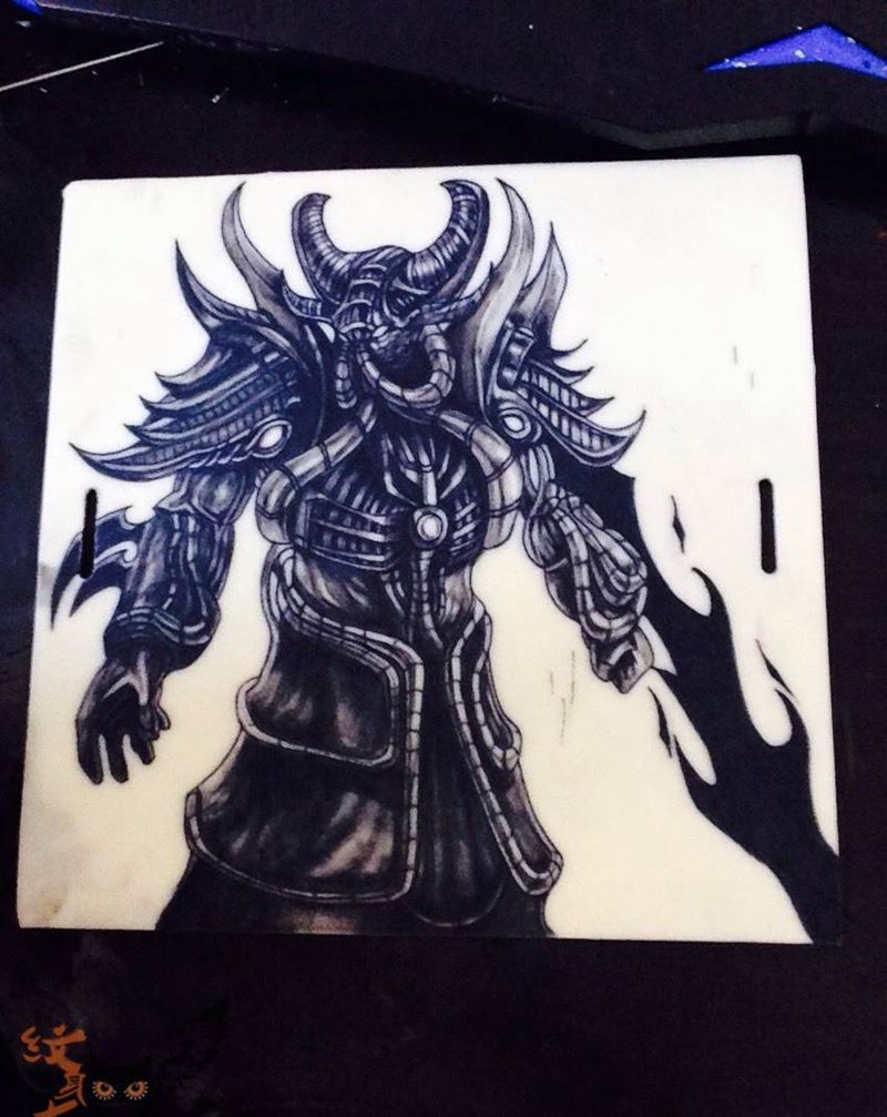 2015年 练习皮纹身图片