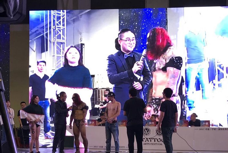 有幸担任评委～纹身图片_成品手稿人物原创肖像写实纹身图案