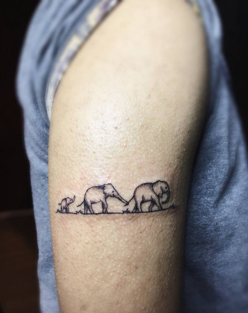 伐木累纹身图片_成品手臂清新字符动物静物纹身图案