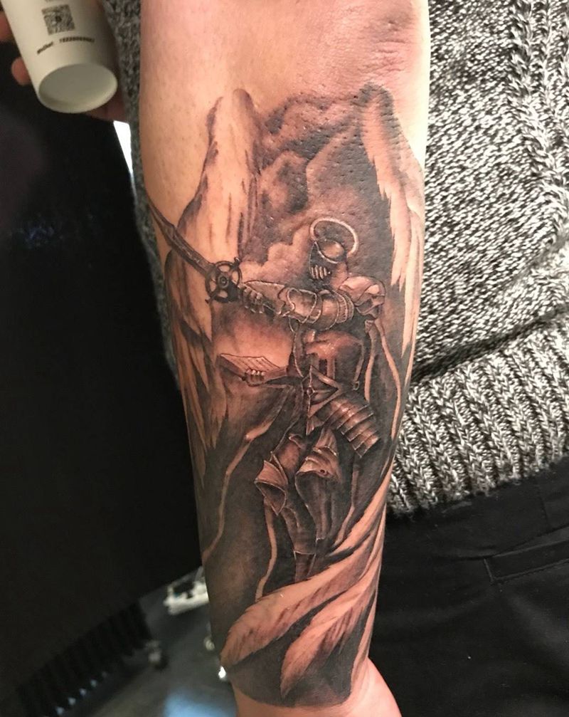 审判天使纹身图片