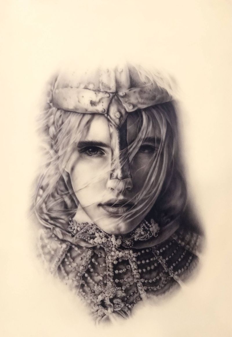 写实肖像纹身图片_欧美写实纹身图案