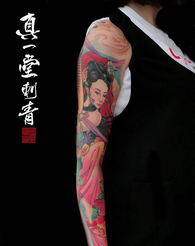 花臂纹身图片_手臂纹身图案