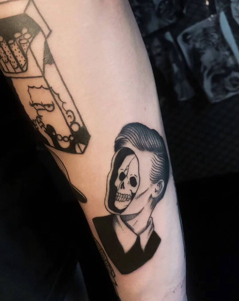 小图纹身图片_Old School纹身图案