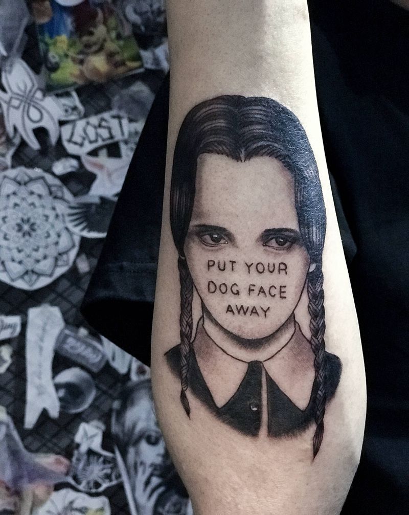 扎个小图纹身图片_手臂纹身图案