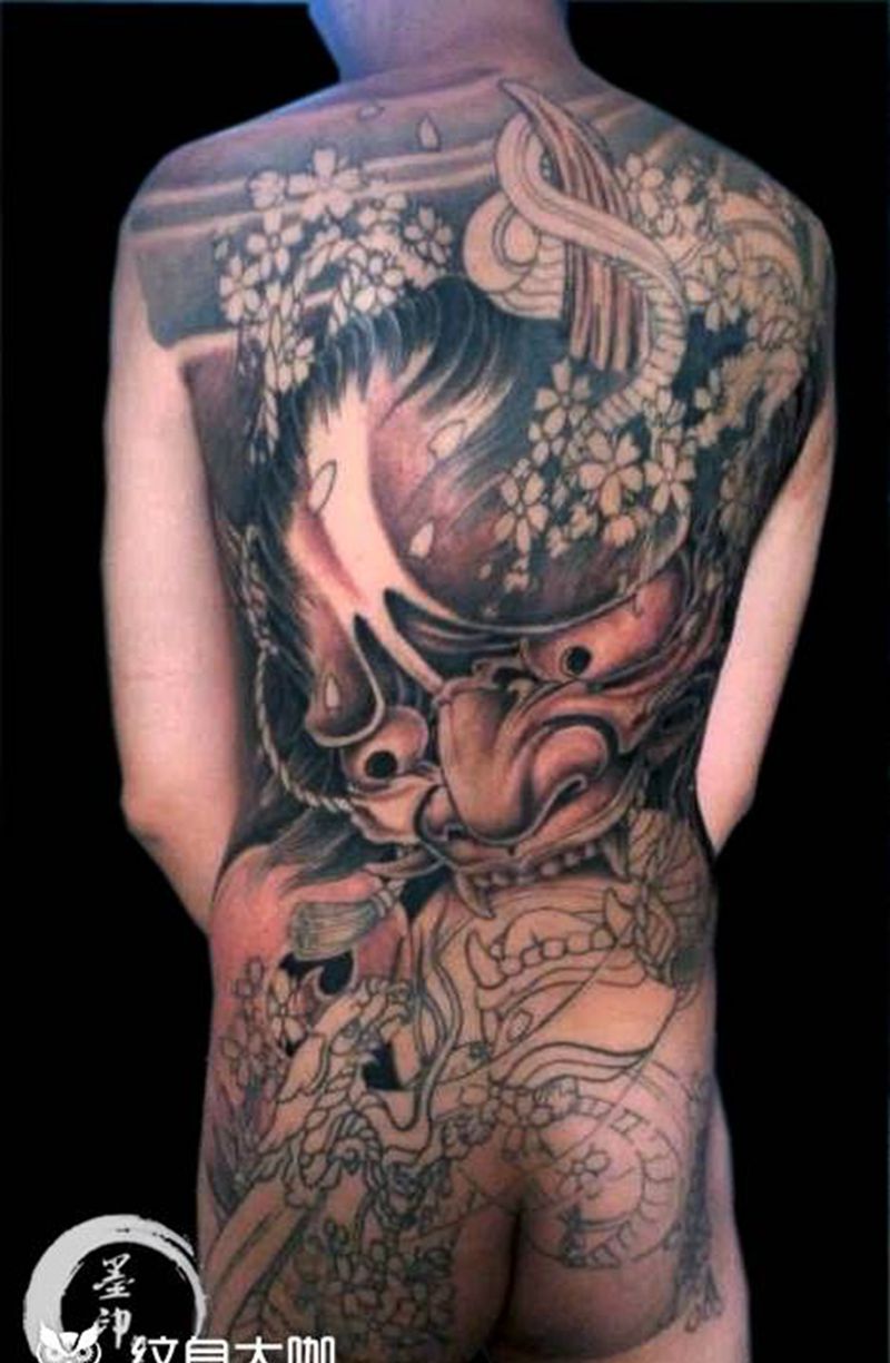 般若 未完成纹身图片