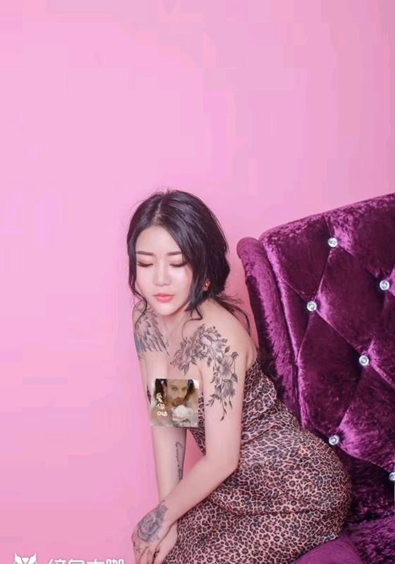 买家秀纹身图片_胸部纹身图案